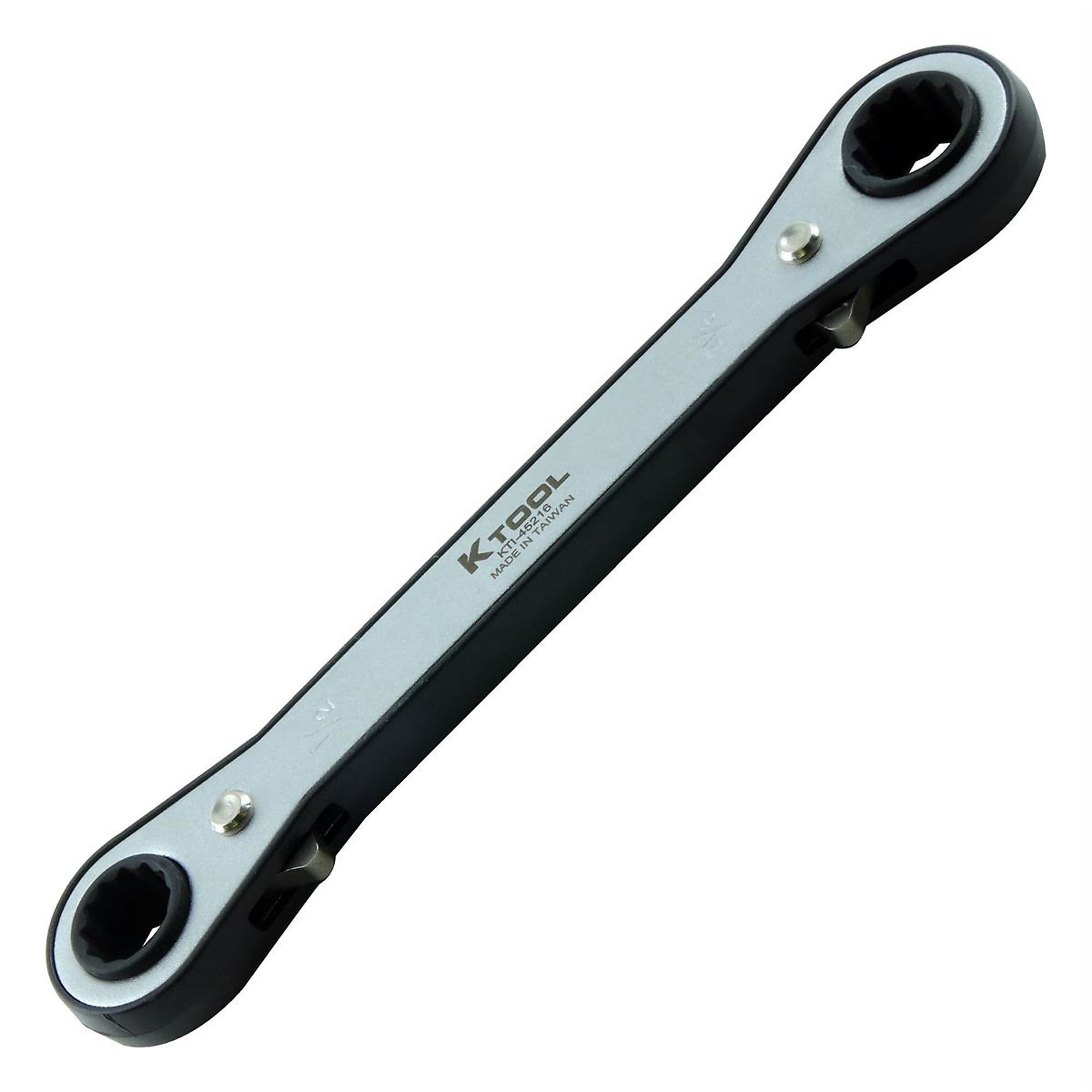 K-Tool International Ratcheting Box Wrench — 1/2in. x 9/16in., 12-Point, Model# KTI45216